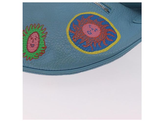 LOUIS VUITTON Borsa Maxi Bum Bag Taurillon Monogram Light Blue M21715 LV Auth BA15760SAV Blu chiaro - vista 20