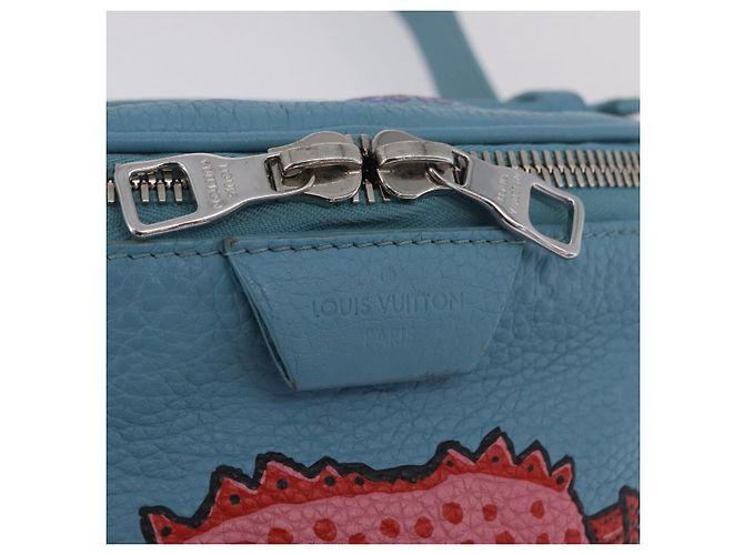 LOUIS VUITTON Borsa Maxi Bum Bag Taurillon Monogram Light Blue M21715 LV Auth BA15760SAV Blu chiaro - vista 21