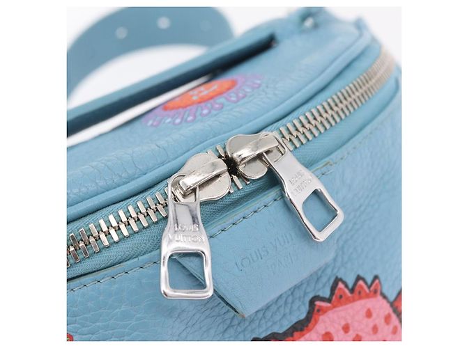 LOUIS VUITTON Borsa Maxi Bum Bag Taurillon Monogram Light Blue M21715 LV Auth BA15760SAV Blu chiaro - vista 22