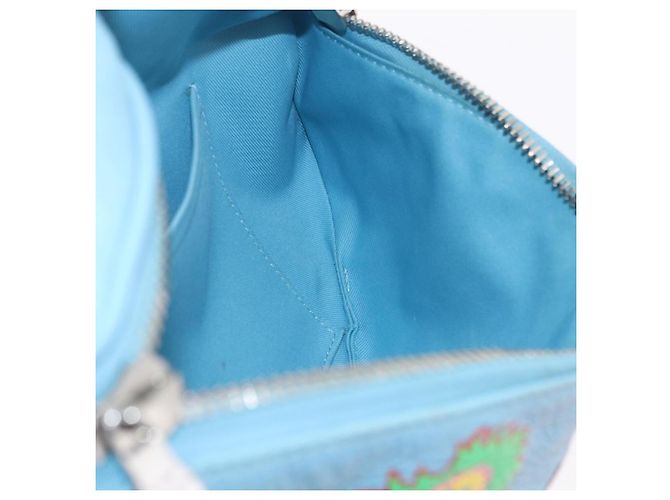 LOUIS VUITTON Borsa Maxi Bum Bag Taurillon Monogram Light Blue M21715 LV Auth BA15760SAV Blu chiaro - vista 23