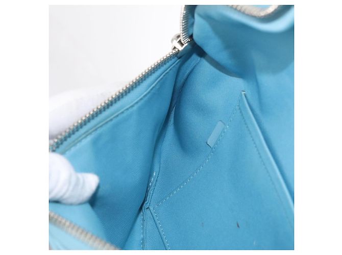 LOUIS VUITTON Borsa Maxi Bum Bag Taurillon Monogram Light Blue M21715 LV Auth BA15760SAV Blu chiaro - vista 24