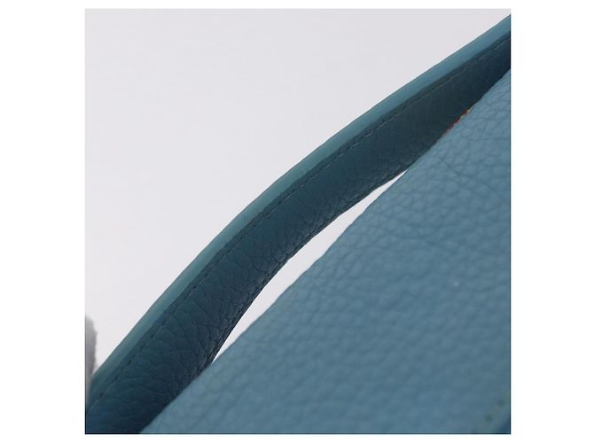 LOUIS VUITTON Borsa Maxi Bum Bag Taurillon Monogram Light Blue M21715 LV Auth BA15760SAV Blu chiaro - vista 8