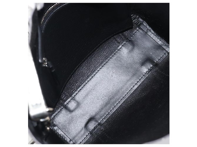 Borsa Balenciaga Everyday Tote XXS in pelle 2way Argento 551815 Auth bs37460 - vista 10