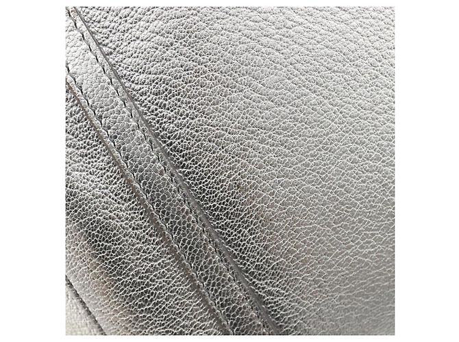 Borsa Balenciaga Everyday Tote XXS in pelle 2way Argento 551815 Auth bs37460 - vista 23