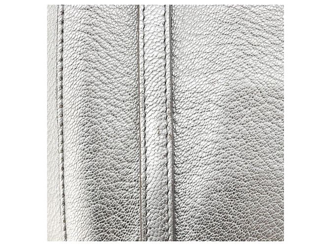 Borsa Balenciaga Everyday Tote XXS in pelle 2way Argento 551815 Auth bs37460 - vista 24