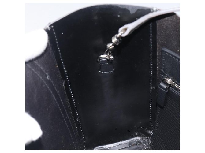 Borsa Balenciaga Everyday Tote XXS in pelle 2way Argento 551815 Auth bs37460 - vista 29