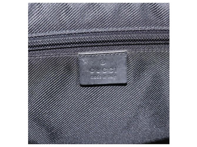 Borsa Tote GUCCI GG Supreme Nero Argento 101666 Auth 205293 - vista 10