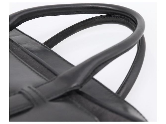 Borsa Tote GUCCI GG Supreme Nero Argento 101666 Auth 205293 - vista 14