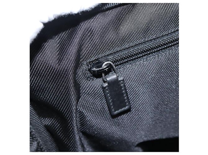 Borsa Tote GUCCI GG Supreme Nero Argento 101666 Auth 205293 - vista 21