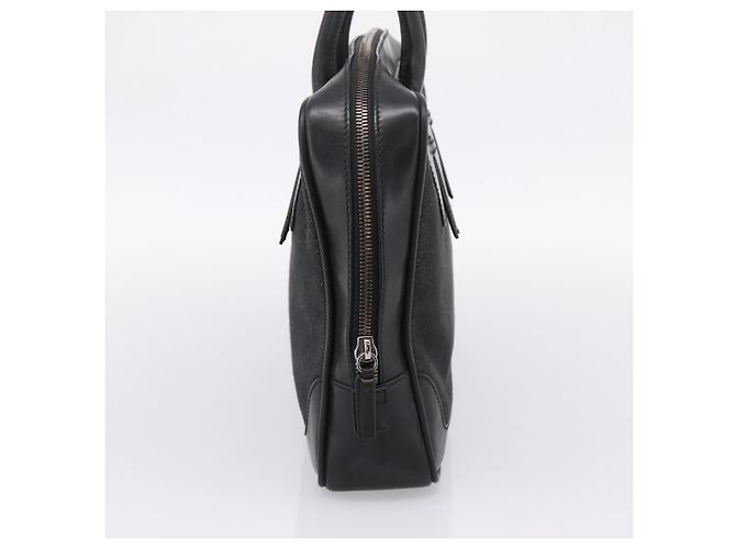 Borsa Tote GUCCI GG Supreme Nero Argento 101666 Auth 205293 - vista 3