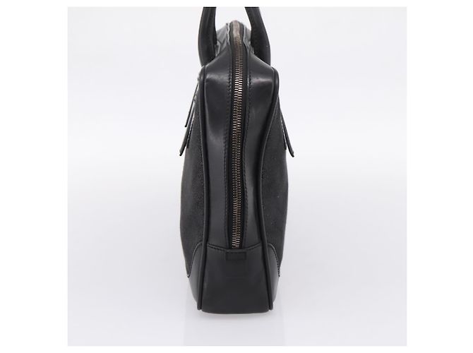 Borsa Tote GUCCI GG Supreme Nero Argento 101666 Auth 205293 - vista 4