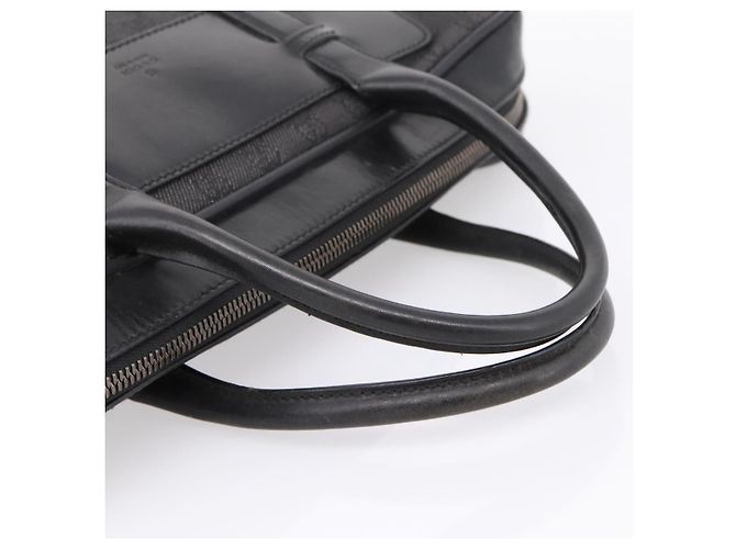Borsa Tote GUCCI GG Supreme Nero Argento 101666 Auth 205293 - vista 7