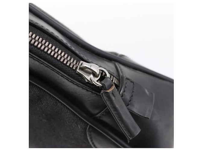 Borsa Tote GUCCI GG Supreme Nero Argento 101666 Auth 205293 - vista 9