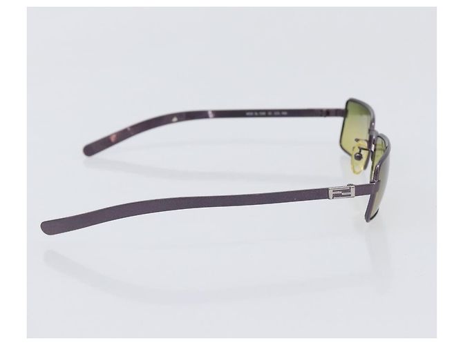 Occhiali da sole FENDI Plastica Metallo Set da 2 Nero Viola Auth BA16226 Porpora - vista 13