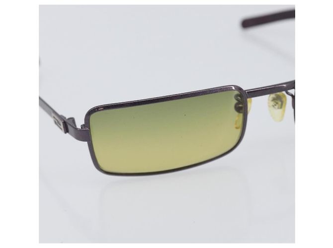 Occhiali da sole FENDI Plastica Metallo Set da 2 Nero Viola Auth BA16226 Porpora - vista 14