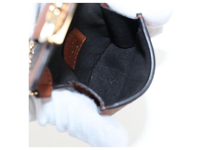 Sac LOUIS VUITTON Monogram Reverse Micro Dauphine M80250 LV Auth BA15782M Monogramme - vue 10