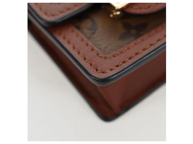 Sac LOUIS VUITTON Monogram Reverse Micro Dauphine M80250 LV Auth BA15782M Monogramme - vue 14