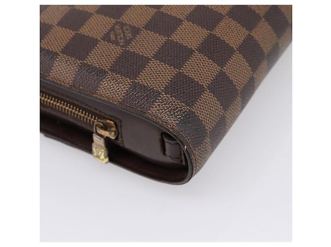 LOUIS VUITTON Damier Ebene Saint Louis Clutch Bag N51993 LV Auth 206646 - vista 16