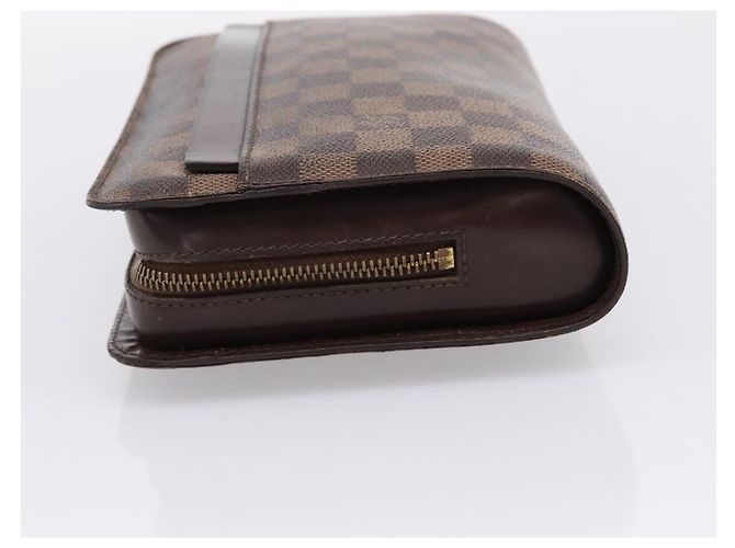 LOUIS VUITTON Damier Ebene Saint Louis Clutch Bag N51993 LV Auth 206646 - vista 3