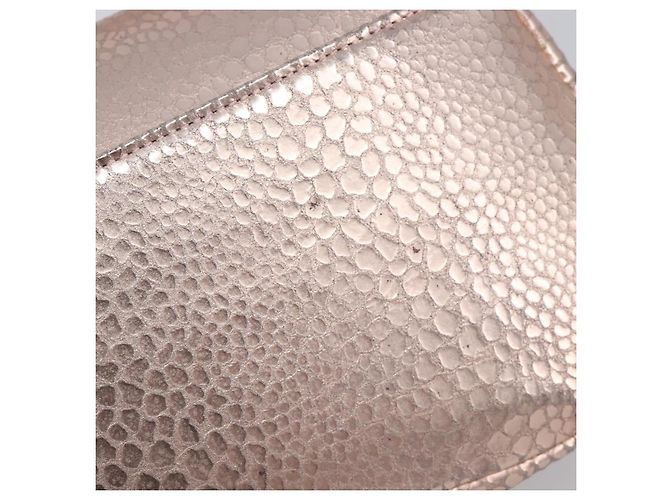 Bolsa de Ombro GIVENCHY em Couro Pink Gold Auth 206784M Rosa Dourado - vista 10
