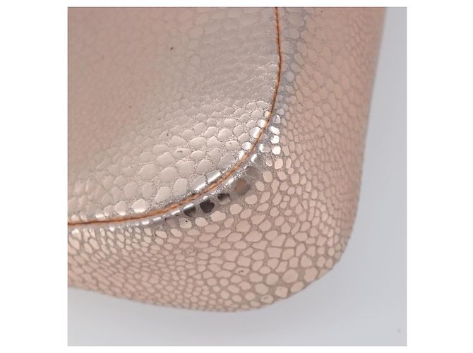 Bolsa de Ombro GIVENCHY em Couro Pink Gold Auth 206784M Rosa Dourado - vista 18