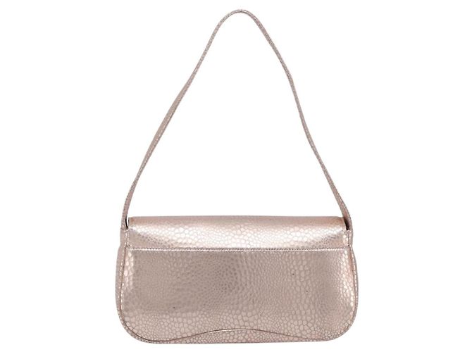 Bolsa de Ombro GIVENCHY em Couro Pink Gold Auth 206784M Rosa Dourado - vista 2