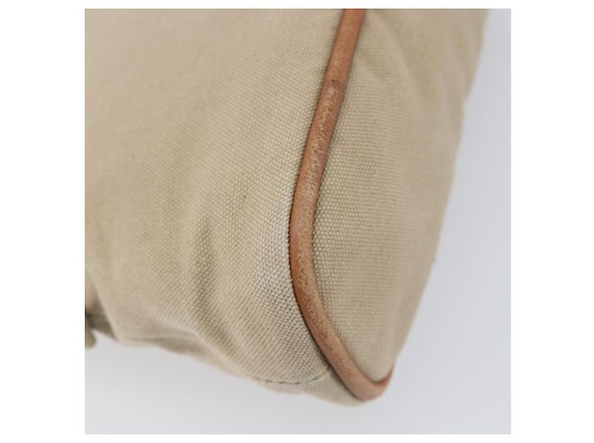 Hermès HERMES Pochette Bolide Canvas Beige Silver Auth BA16115 Argento - vista 11