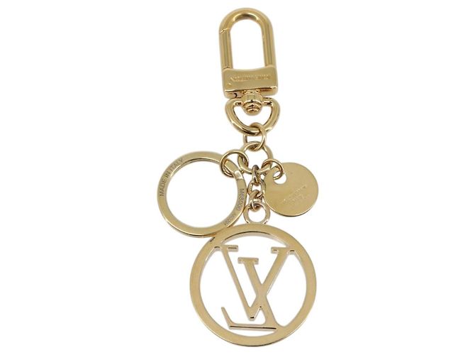 LOUIS VUITTON LV Circle Charm Metal Gold Tone M68000 LV Auth 205468M - Ansicht 6