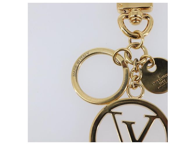 LOUIS VUITTON LV Circle Charm Metal Gold Tone M68000 LV Auth 205468M - Ansicht 9