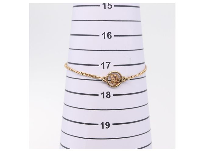 Bracciale Christian Dior Metallo Oro Auth 206851 D'oro - vista 16