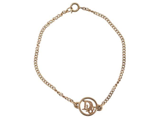 Bracciale Christian Dior Metallo Oro Auth 206851 D'oro - vista 2