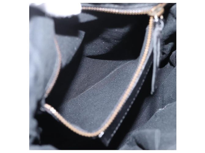 Borsa a spalla piatta Balenciaga Classic in pelle nera 310250 Auth LN024V Nero - vista 21