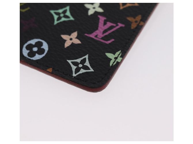 LOUIS VUITTON Monogram Multicolor Etui Miroir Black M92651 LV Auth BA16163 - vista 14