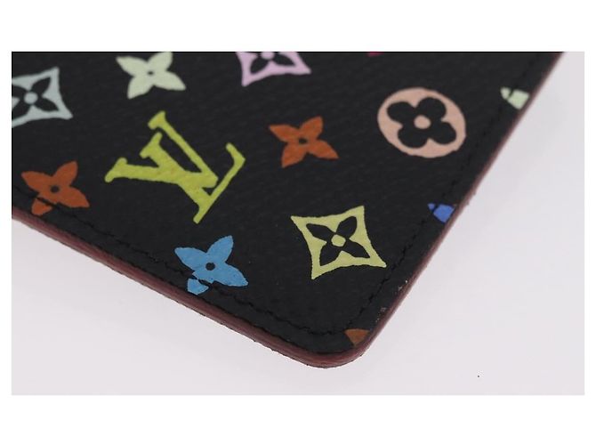 LOUIS VUITTON Monogram Multicolor Etui Miroir Black M92651 LV Auth BA16163 - vista 15