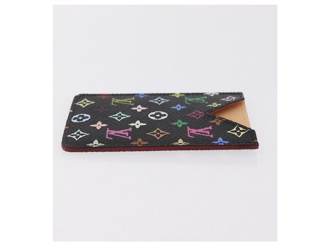 LOUIS VUITTON Monogram Multicolor Etui Miroir Black M92651 LV Auth BA16163 - vista 3