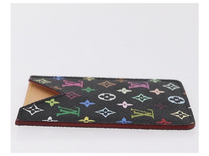 LOUIS VUITTON Monogram Multicolor Etui Miroir Black M92651 LV Auth BA16163 - vista 4