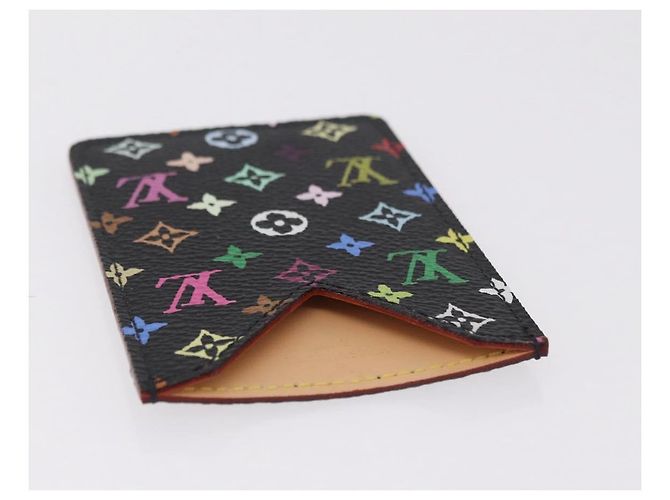 LOUIS VUITTON Monogram Multicolor Etui Miroir Black M92651 LV Auth BA16163 - vista 5