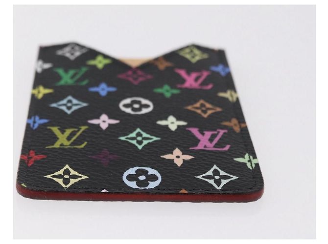 LOUIS VUITTON Monogram Multicolor Etui Miroir Black M92651 LV Auth BA16163 - vista 6
