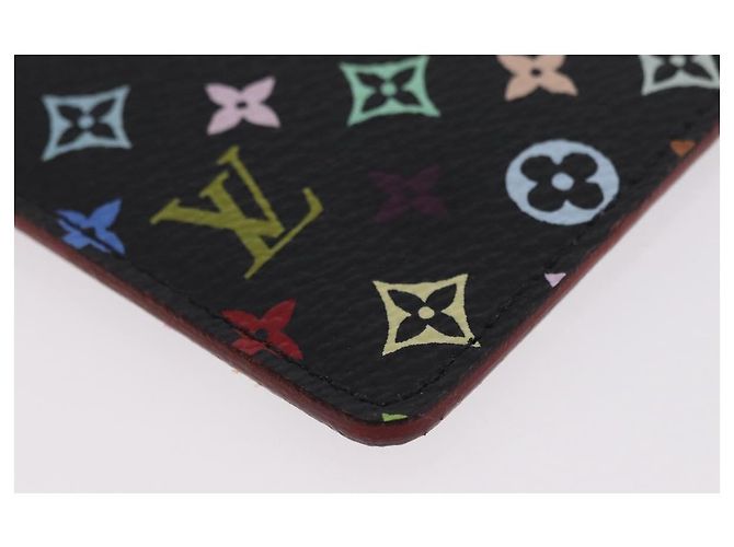 LOUIS VUITTON Monogram Multicolor Etui Miroir Black M92651 LV Auth BA16163 - vista 7