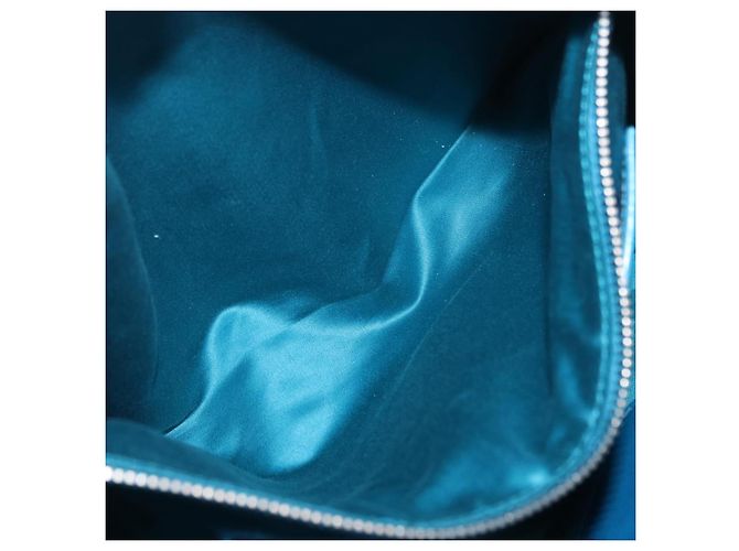 Miu Miu Handtasche Leder 2way Blau Silber Authentisch 167732M - Ansicht 27