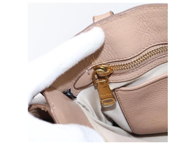 Borsa a mano Miu Miu Madras in pelle beige e oro autentica 207444 D'oro - vista 26