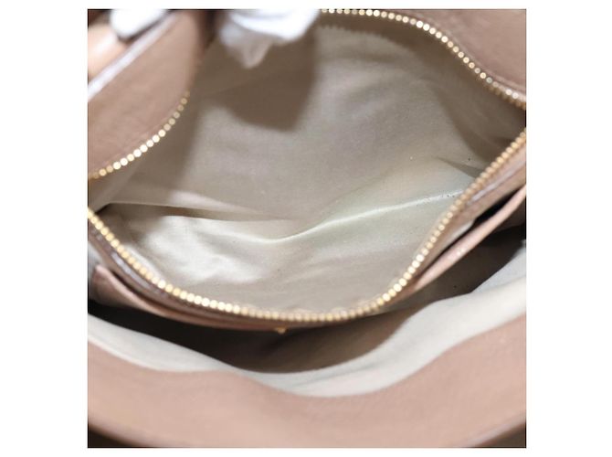 Borsa a mano Miu Miu Madras in pelle beige e oro autentica 207444 D'oro - vista 27