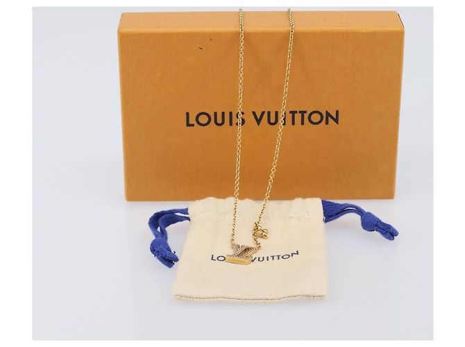 LOUIS VUITTON Collar LV Iconic metal Silver M00596 LV Auth 205480M Plata - vista 12