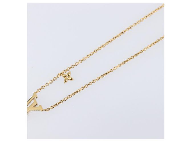 LOUIS VUITTON Collar LV Iconic metal Silver M00596 LV Auth 205480M Plata - vista 15