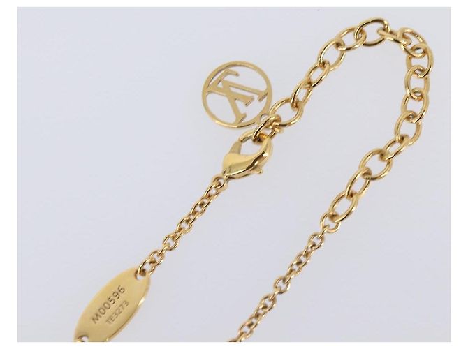 LOUIS VUITTON Collar LV Iconic metal Silver M00596 LV Auth 205480M Plata - vista 9