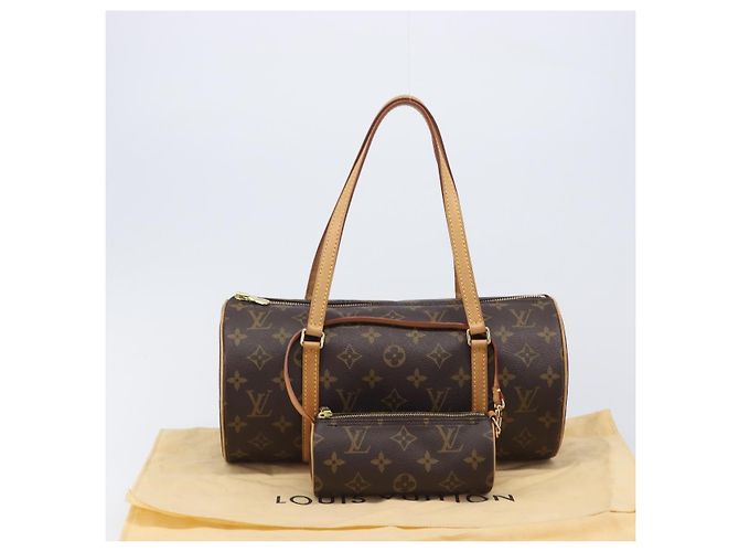 LOUIS VUITTON Monogram Papillon 30 Hand Bag M51385 LV Auth LN017V Monograma - vista 12