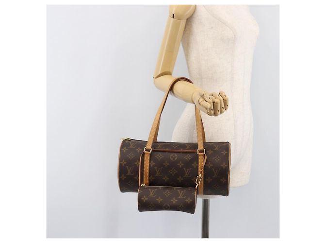 LOUIS VUITTON Monogram Papillon 30 Hand Bag M51385 LV Auth LN017V Monograma - vista 26