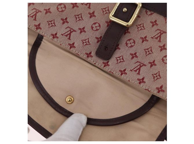 LOUIS VUITTON Monogram Mini Marjoly Hand Bag Red M92691 LV Auth 202527A Vermelho - vista 25