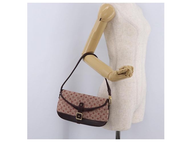 LOUIS VUITTON Monogram Mini Marjoly Hand Bag Red M92691 LV Auth 202527A Vermelho - vista 26