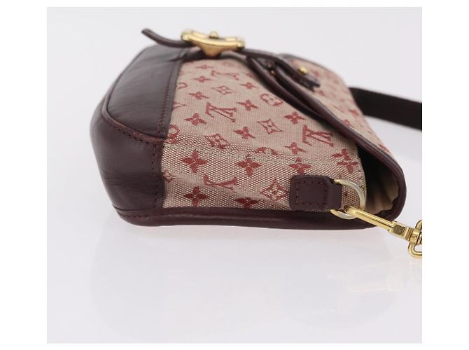LOUIS VUITTON Monogram Mini Marjoly Hand Bag Red M92691 LV Auth 202527A Vermelho - vista 4